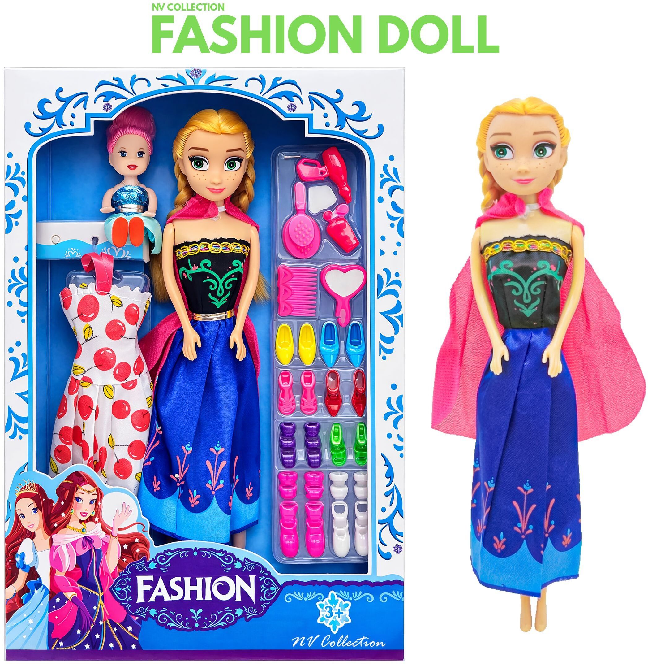nv collection Doll and Baby Bundle with Play Accessories-picture-16