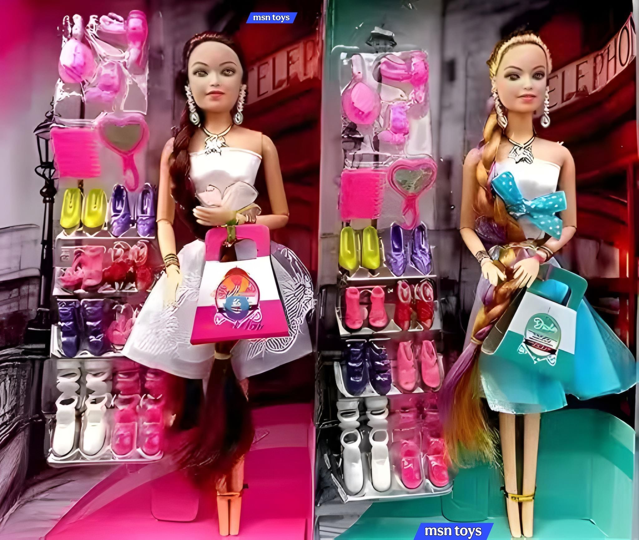 Stylish Long Hair Set Doll and New Angel Doll Set for Kids dp6