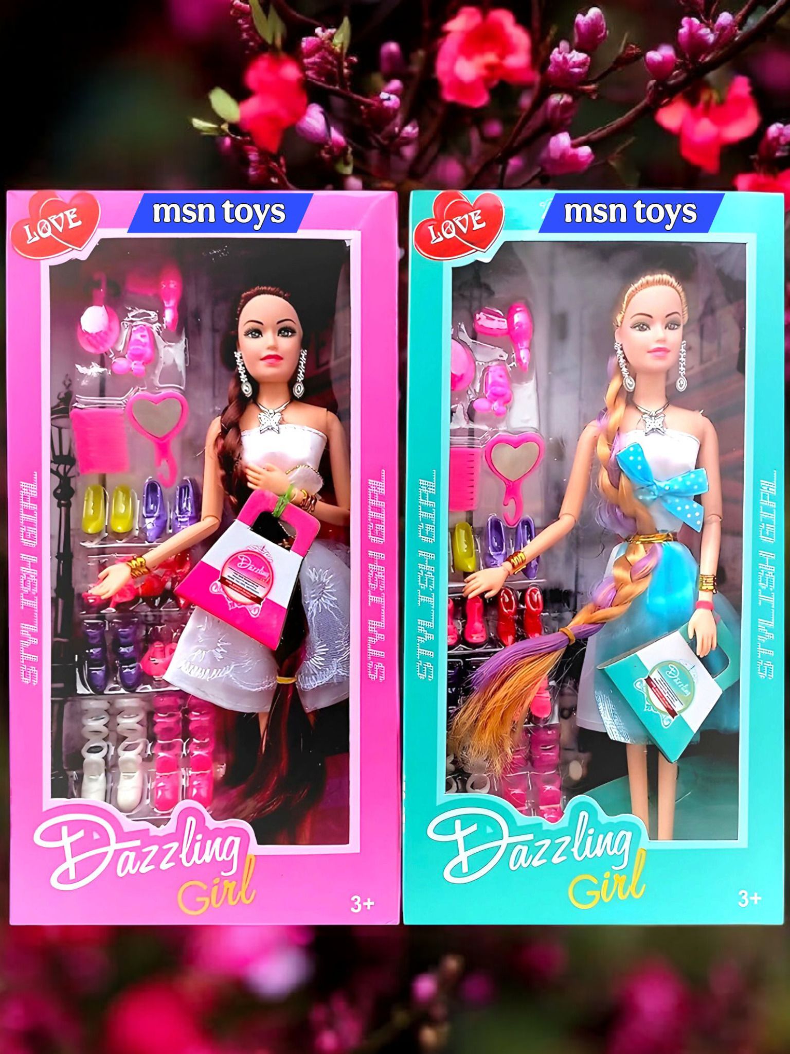 Stylish Long Hair Set Doll and New Angel Doll Set for Kids dp31