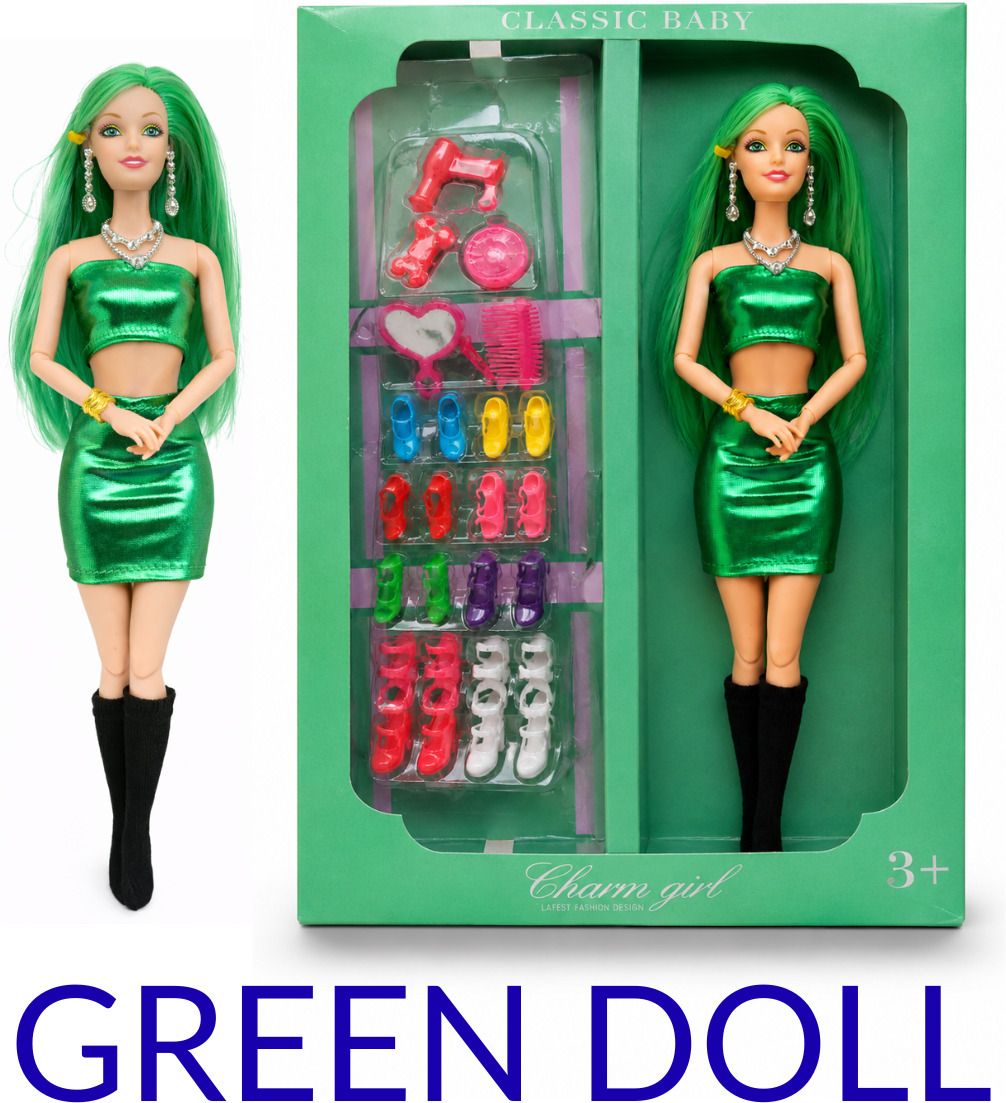 nv collection Adorable Green Baby Doll with Fashion Accessory Kit-picture-43