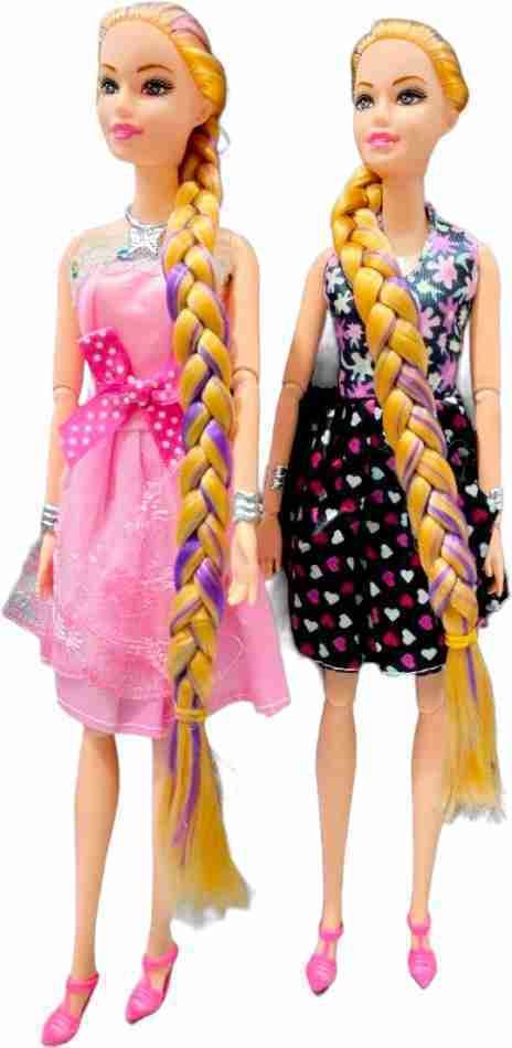 Mona & Dona Doll For Your Little Princess, Foldable Arms, Legs [30cm, Pack 2]