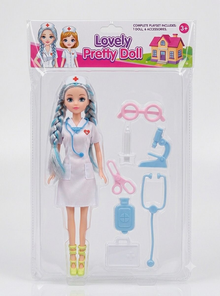 sgs wolf collection Nurse Doll Set with Doctor Medical Kit Toys for Girls-picture-12