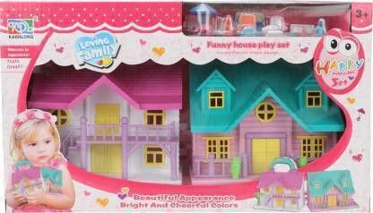 Dream Funny House Play Set Doll House Set for Boys and Girls_01