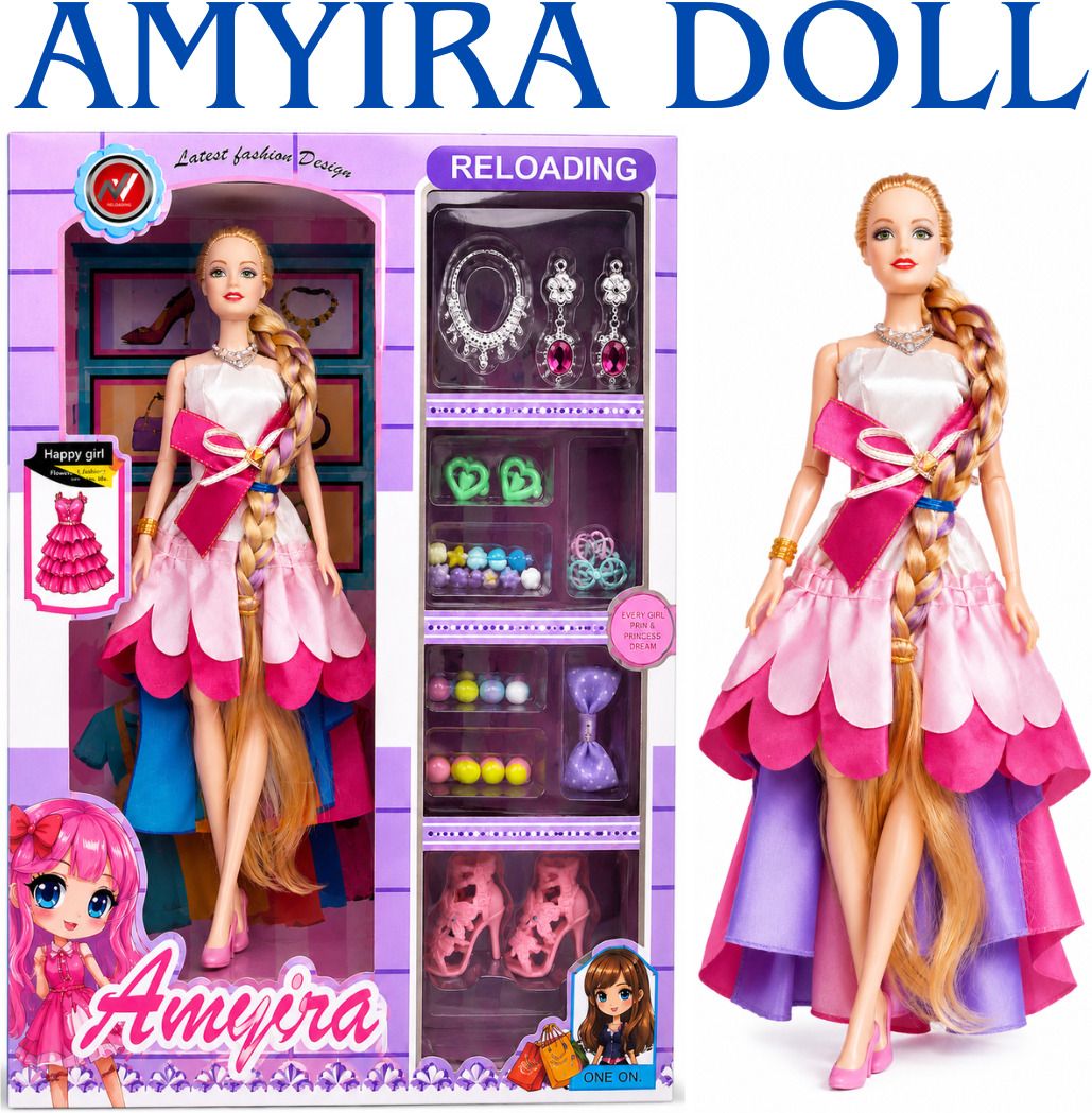 Amayira Princess Doll Role Play Set with Accessories-image-37