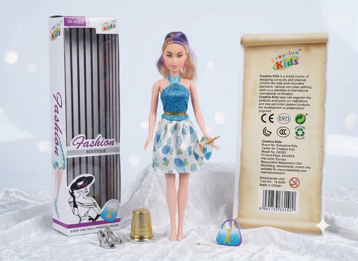 ladli Doll for Girls Beautiful Fashion Boutique Princess Doll with Stylish Dress 3+Y-picture-43
