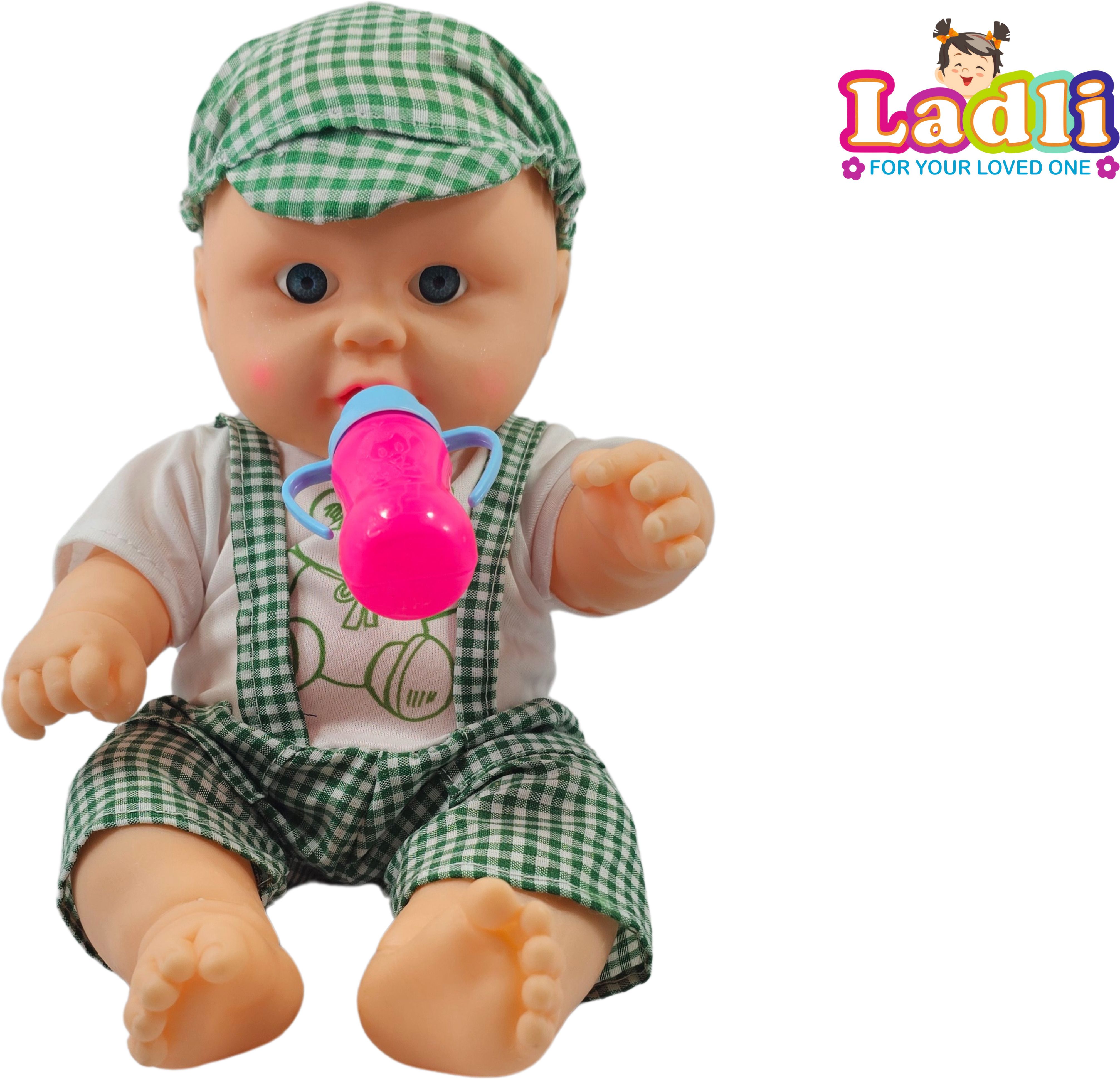 Baby doll Golu Baba Rubber Doll for Kids Removable Clothes Boy Doll for Kids_B