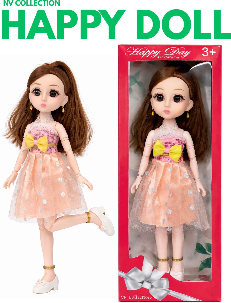 Happy Fashion Doll A Cute and Fun Stylish Play Doll