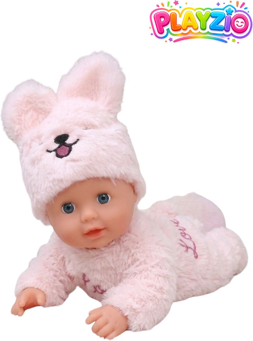 playzio Pink Love Doll-for couples & Birthday Gifts - soft cute doll, pink furr outfitt-picture-14