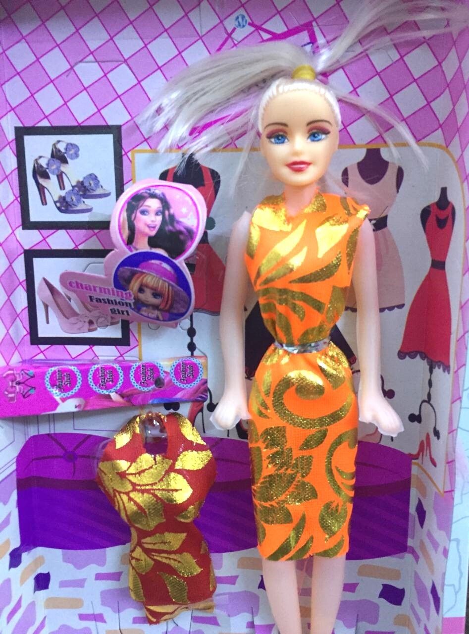 beauty world Stylish Hair Doll Set and (1 Dress ) Angel Doll for Kids(Pack of 1-picture-18