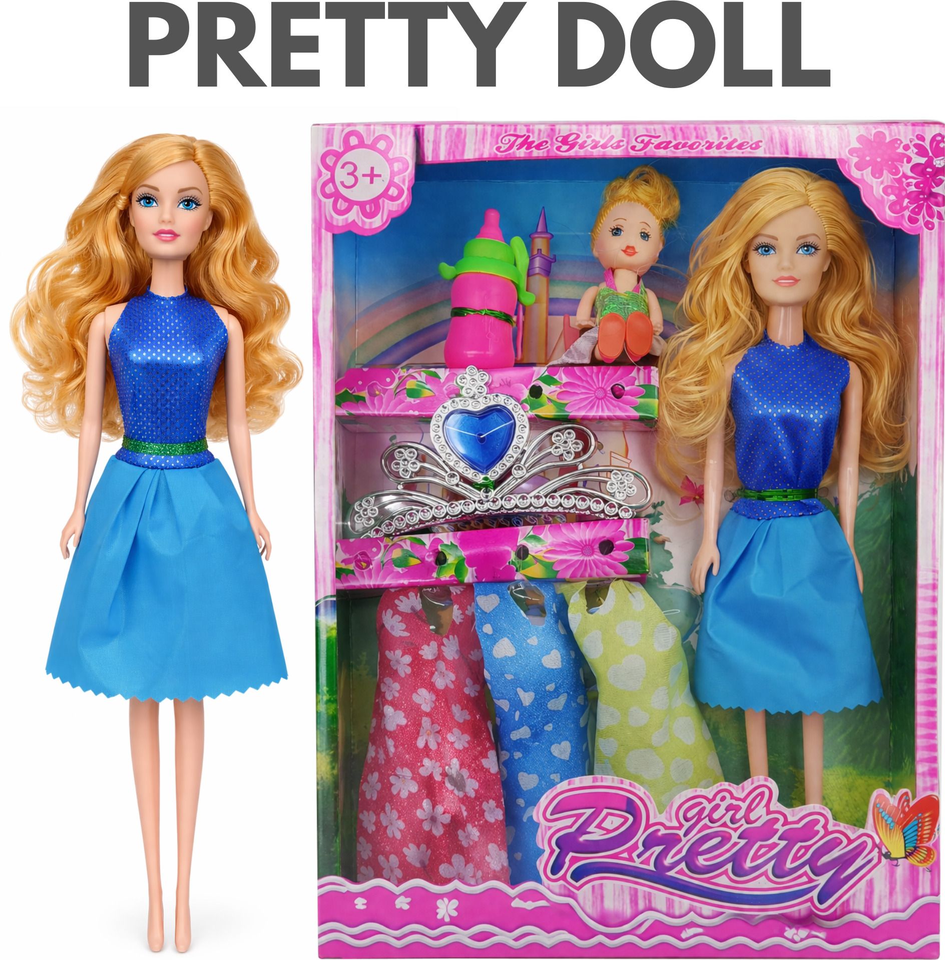Trendy Dolls with Accessories for Kids’ Dress-Up Adventures-image-34