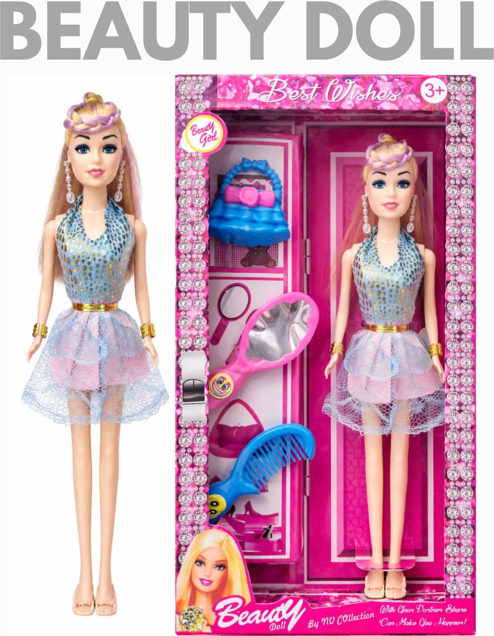 Luxurious doll sparkling with dazzling vitality.-image-13
