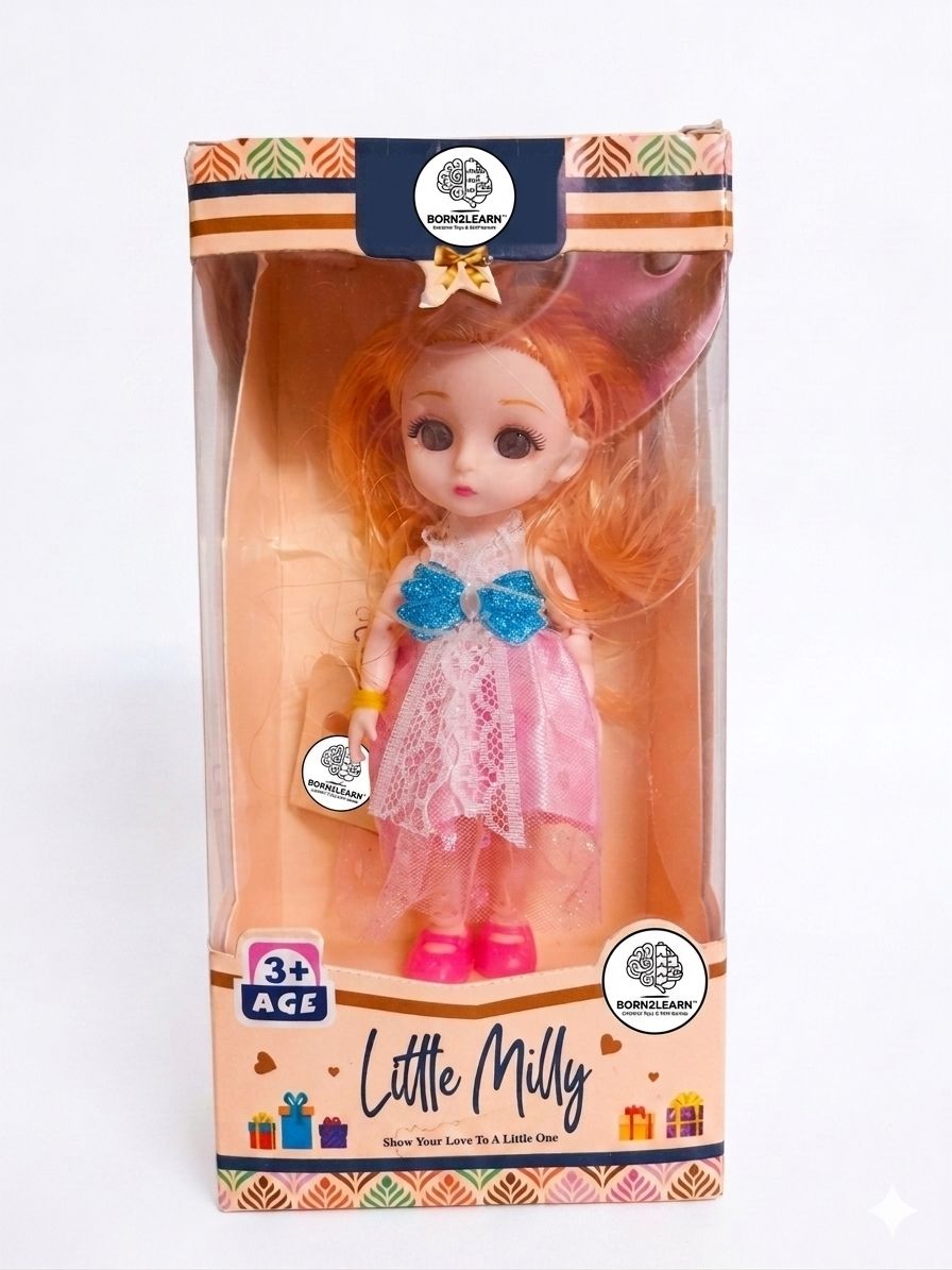 Little Milly Fashion Doll (pink colour)-image-36