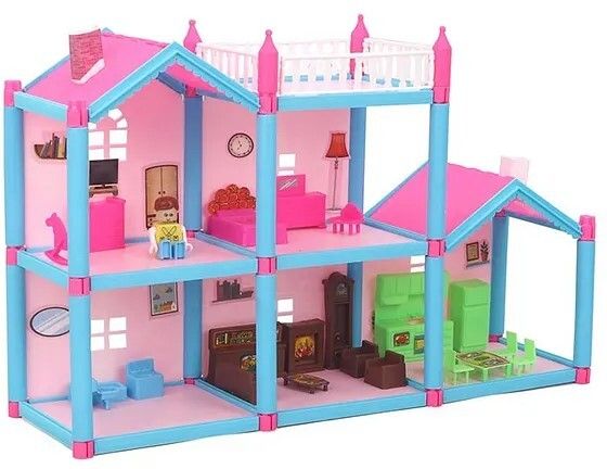 lovely house 108 pcs Doll House-image-17