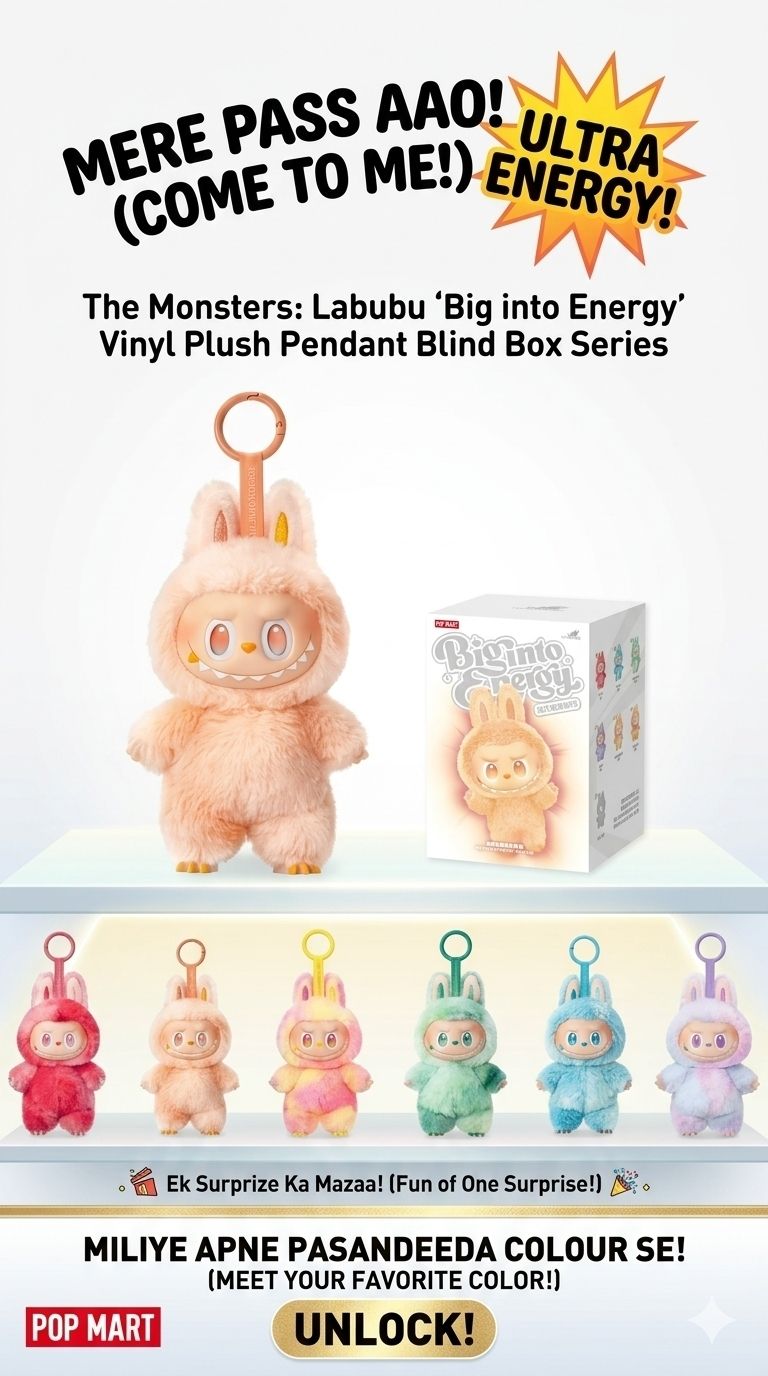 plushvibe The Monsters: Labubu ‘Big into Energy’ Series-picture-17