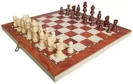 spocco 11x11 Inch Wooden Folding Chess Set with 32 Wooden Pieces Board Game Set 14 28 cm Chess Board-picture-21