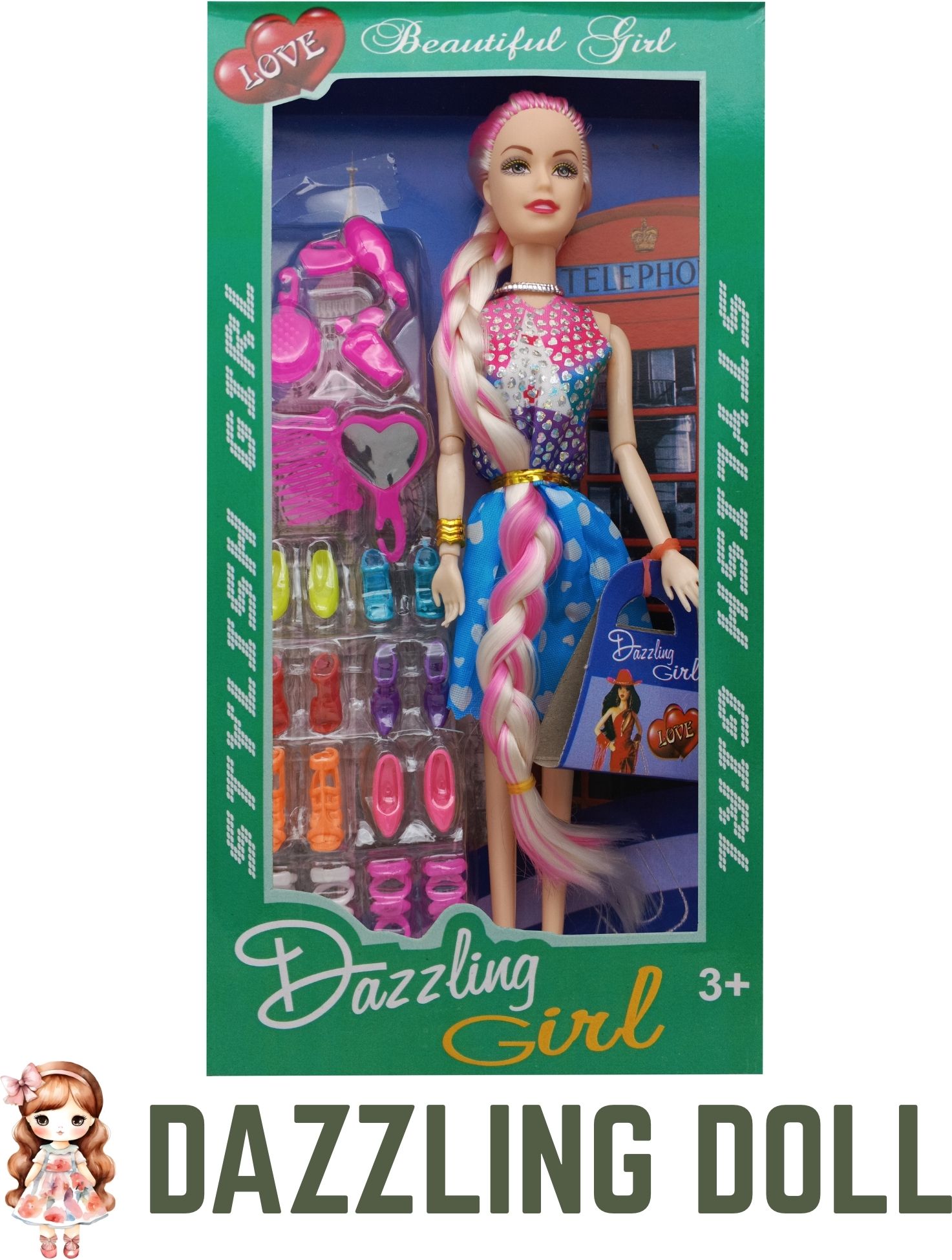 Stylish Doll Ensemble with Coordinated Gear-image-5