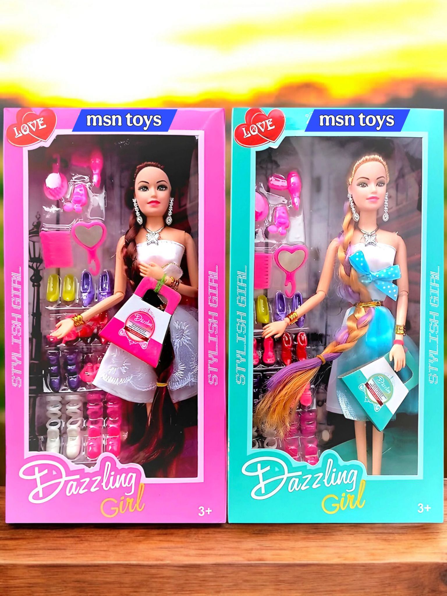 Stylish Long Hair Set Doll and New Angel Doll Set for Kids dp30