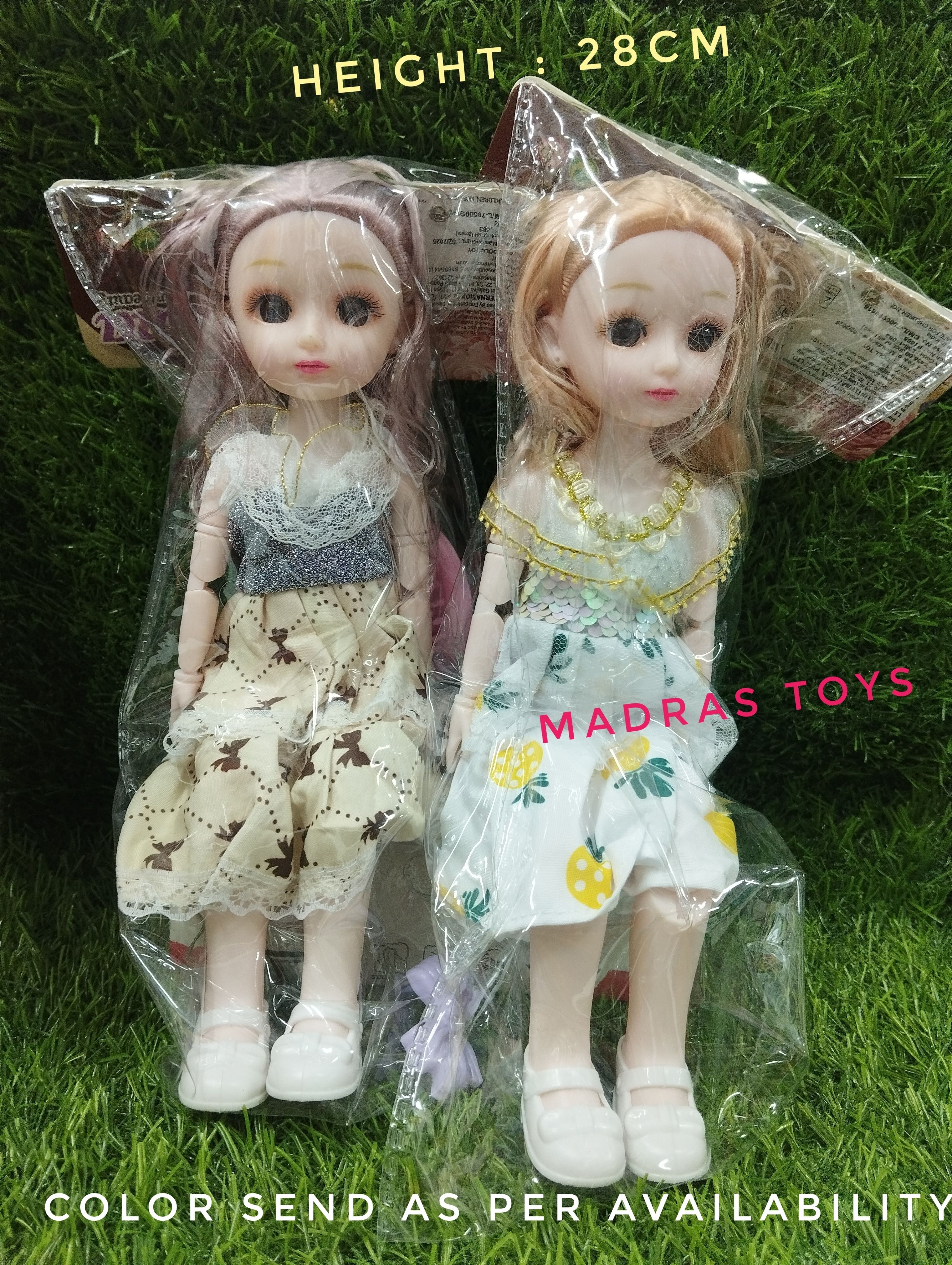 madras toys Korean Beauty Doll 2pcs / Foldable Doll / High Quality-picture-30