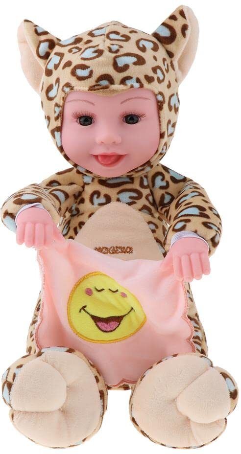 gurtoy Leopard Plush Baby Doll Toy with Sound | Soft Toy for Kids-picture-30