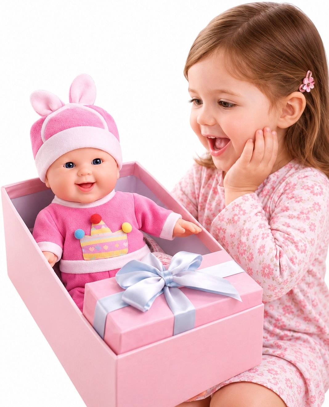 wubliq Musical Talking Baby Doll Soft Plush Toy for Kids Birthday Gift Pack of 1-picture-48