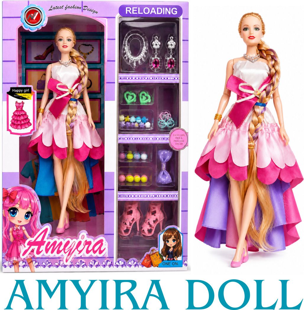 devacore Amayira Elegant Princess Doll with Beauty Accessories-picture-17