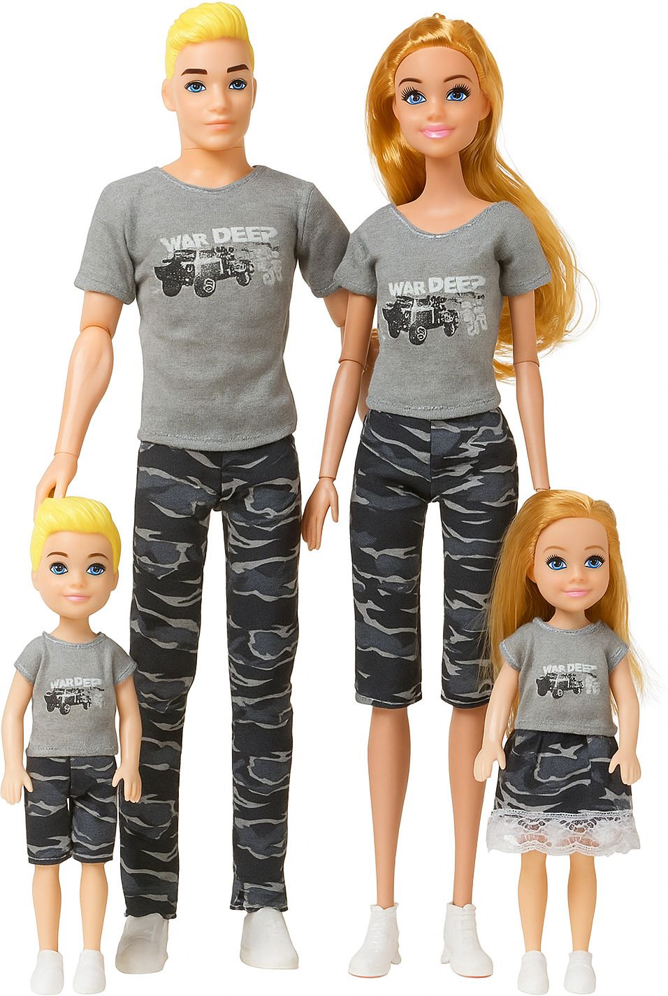 Stylish Doll Family Father Mother Son Daughter toy collection For childrens.-image-20