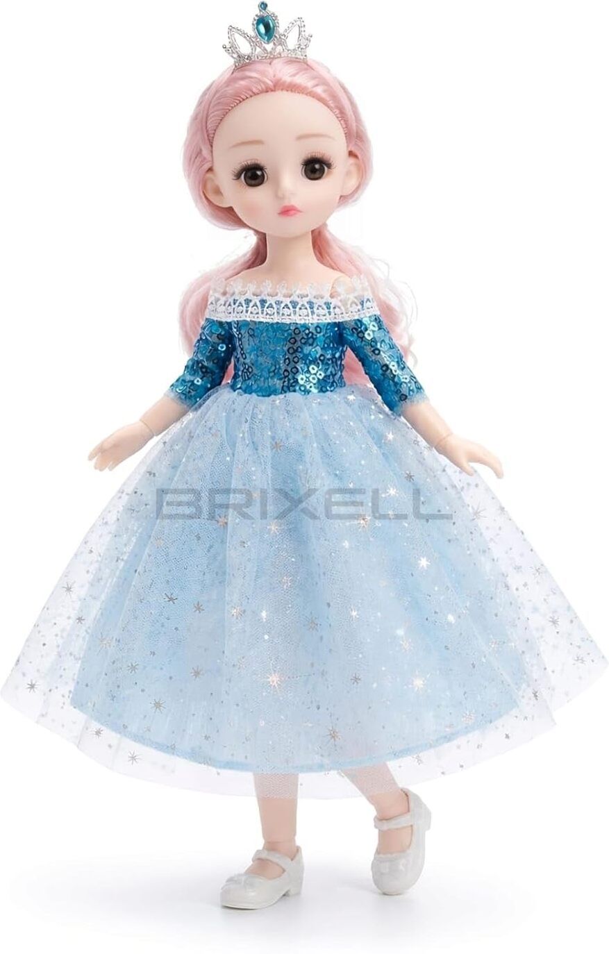 urm 12 Inch Fashion Girl Doll for Kids with Dress-picture-29