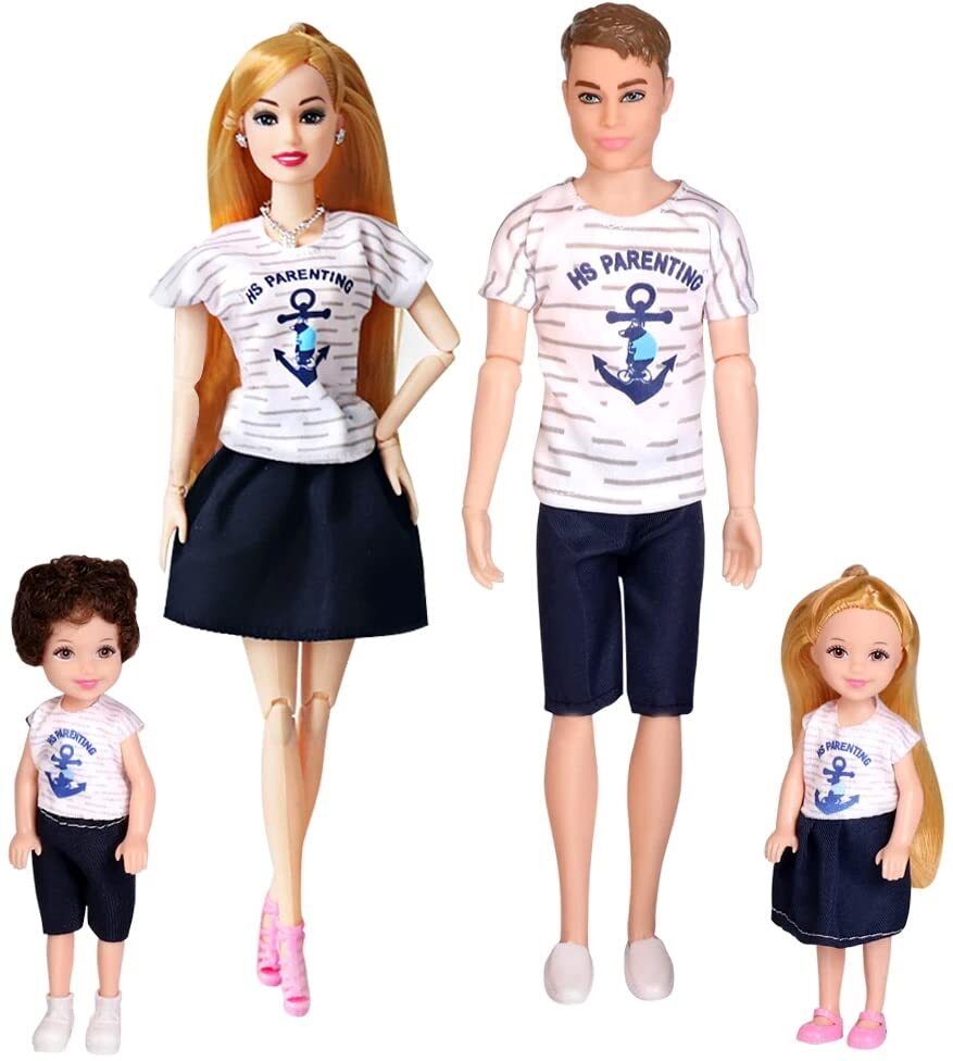 ladli Family Doll Set – Includes father, mother, and son dolls in formal outfits.-picture-20