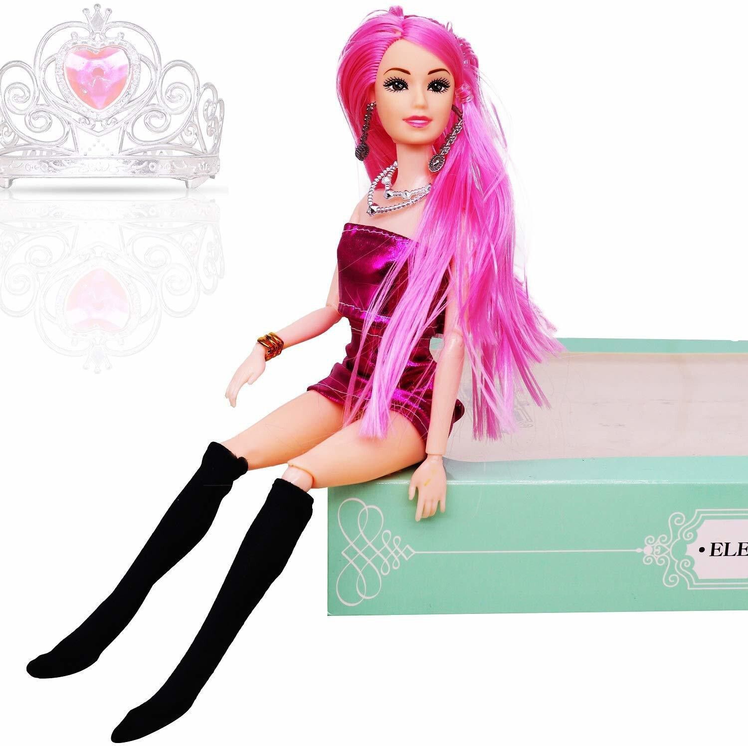 Party Pink Foldable Hands & Legs Doll-image-23