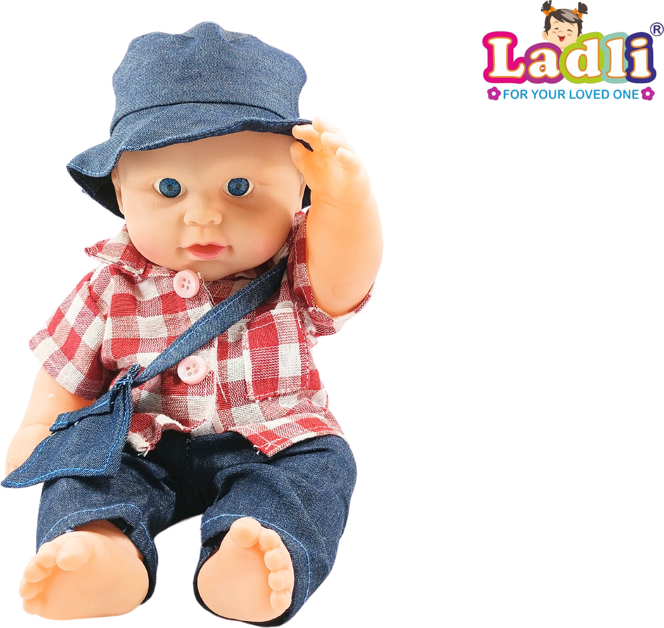 Realistic Doll for Babies Golu Baba Postman Soft Dolls Kids Little Boy Toy Baby-image-35