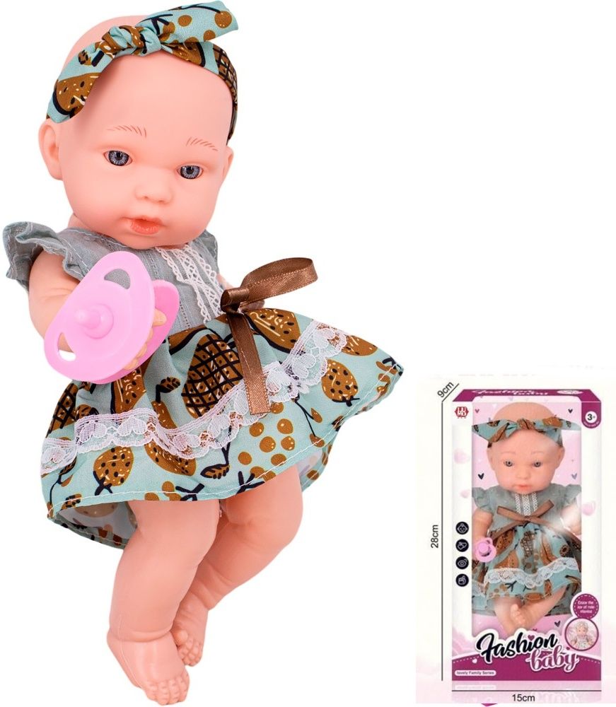 Cute Baby nipple Girl Doll, 25cm with Rotatable Arms and Legs, Multicolor-image-42
