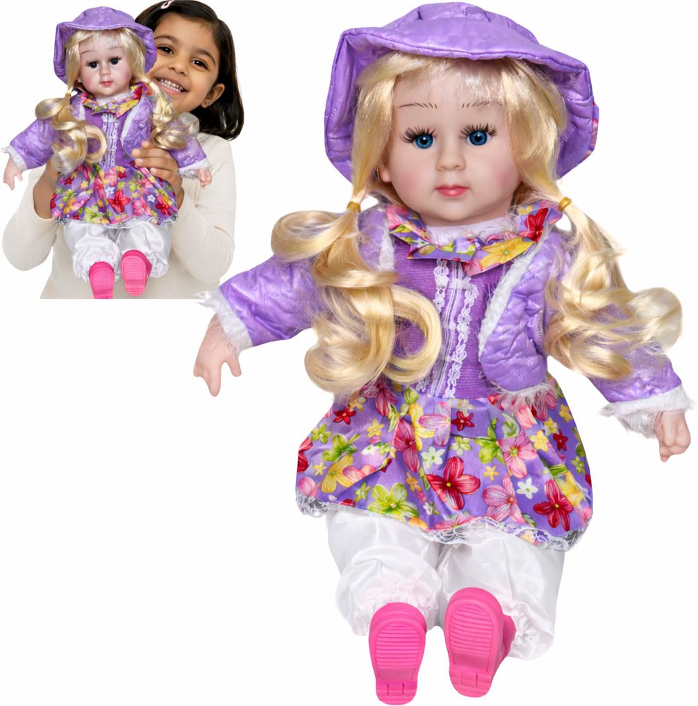 Cute Poem Doll | Music & Sound | Real Dress and shoes | Baby Girl Doll for Kids-image-45