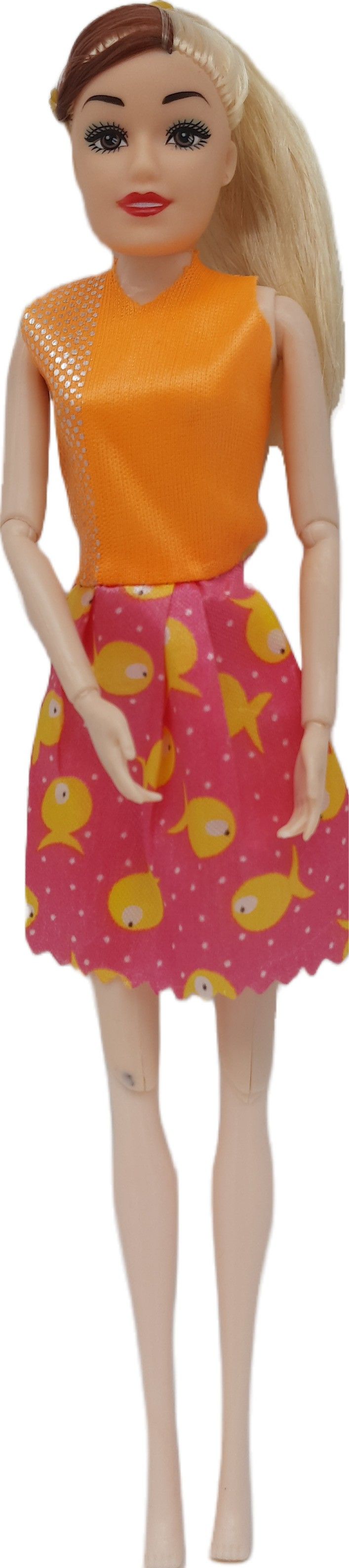 Cute Classy Fashion Doll with Movable Hands and Legs for Girls & Kids |-image-16