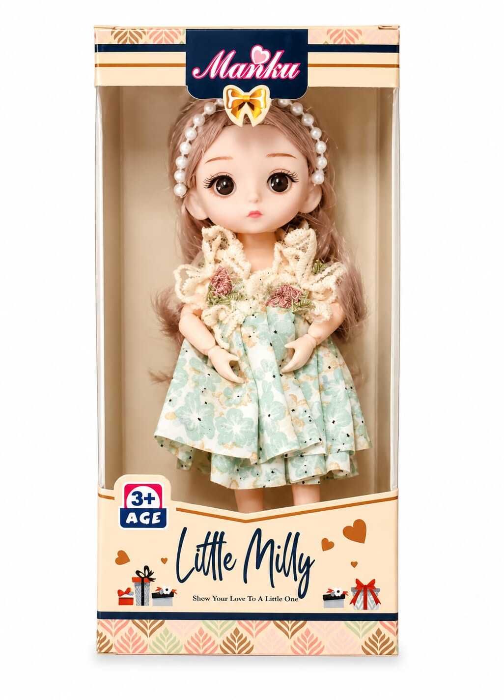 blisskart Little Milly Fashion Doll for Girls|Princess Doll with Floral Dress & Long Hair-picture-40