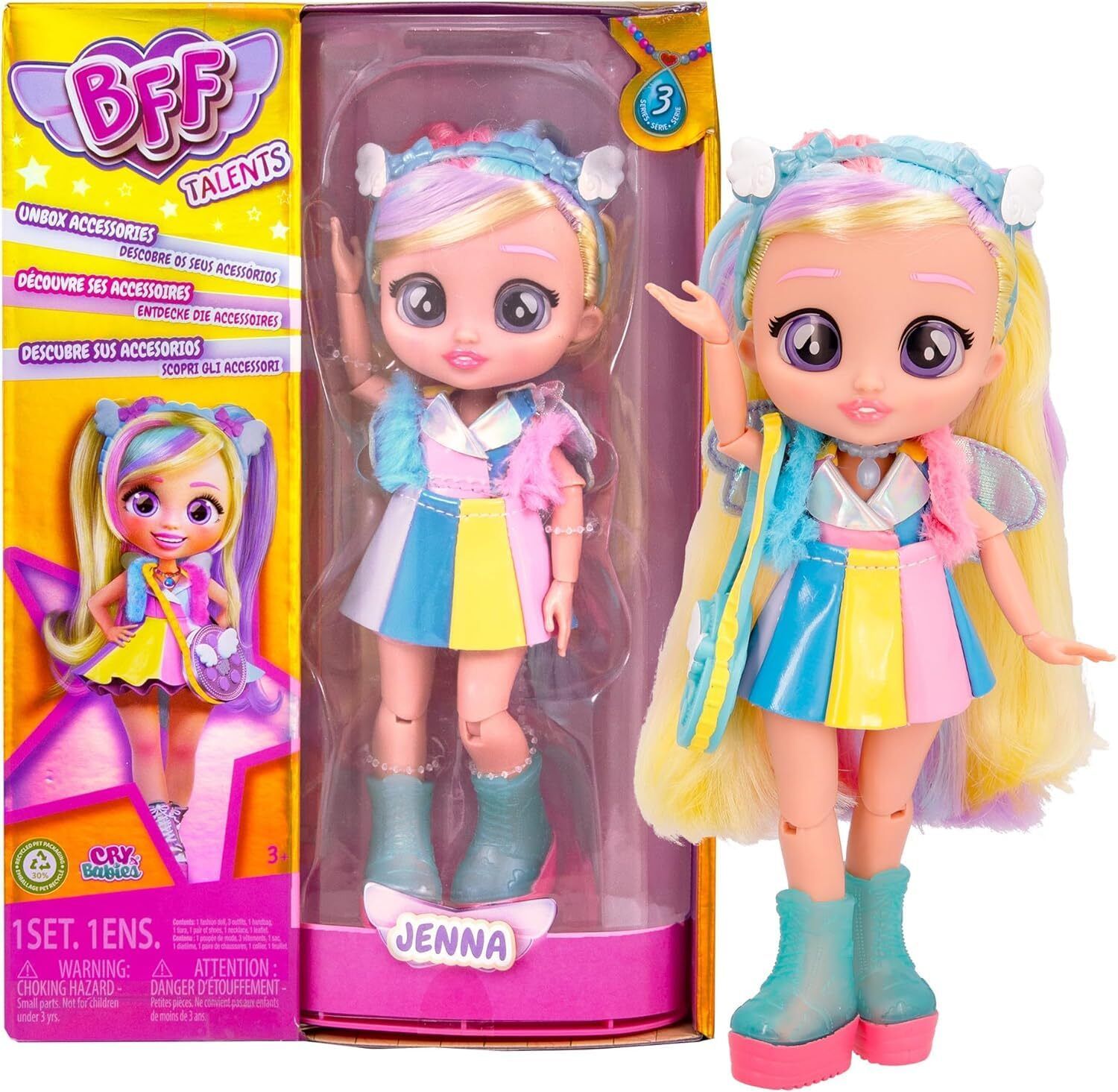 BFF Wave 3 Jenna Doll For Girls with 9+ Surprises Includes Outfit and Accessorie-image-18