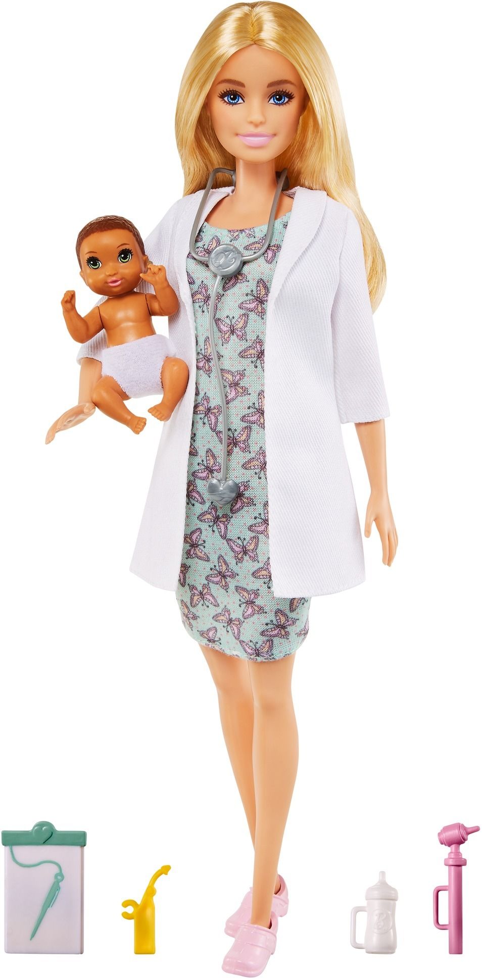 barbie Baby Doctor Playset with Blonde Doll Great Gift for Ages 3 Years Old & Up-picture-2