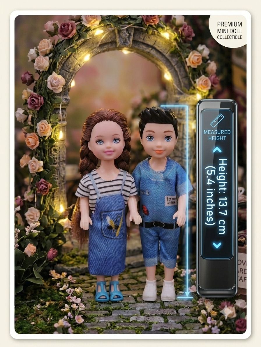 rm traders Small Dress-Up Cute Mini couple Toy for Kids 5.4 Inch-picture-26