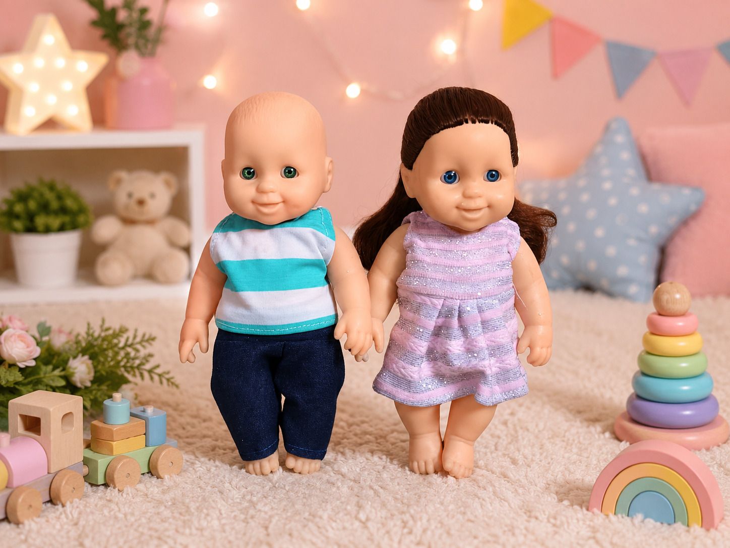 Baby Doll Combo | Boy & Girl Dolls | Cute Toys for Girls & Boys Age 3+-image-17