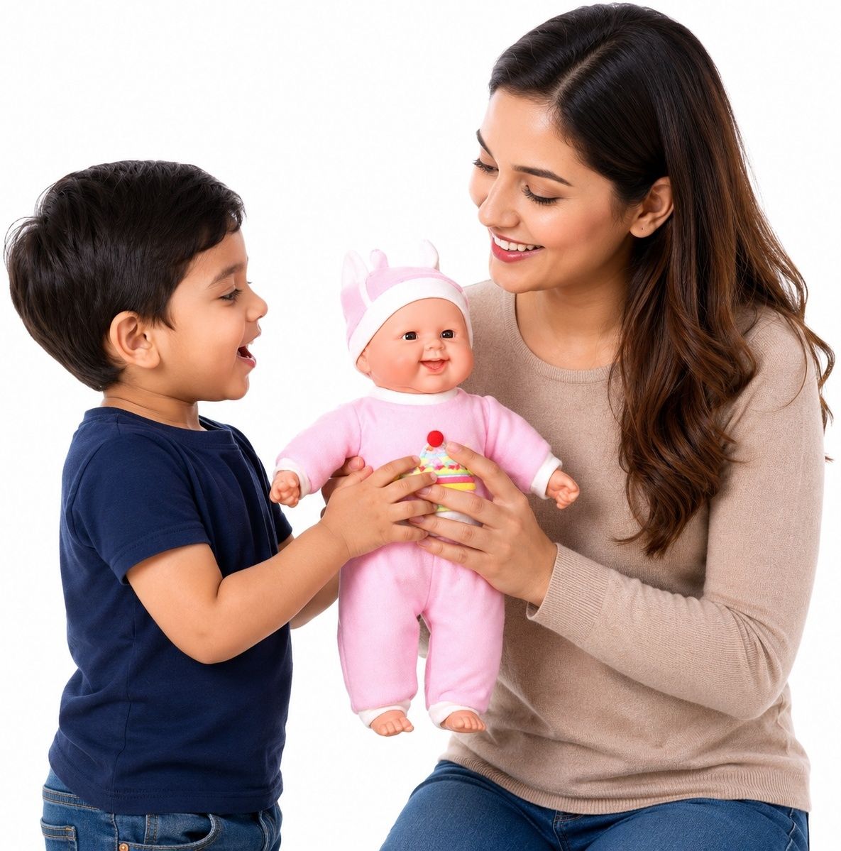 Soft Musical Baby Doll Talking Plush Toy for Kids Pack of 1-image-38
