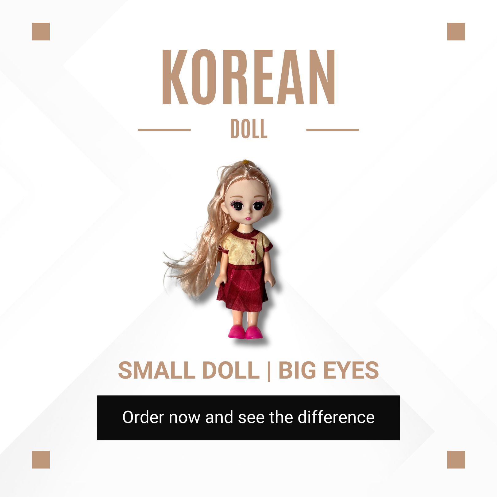 Little darling Korean doll | Small size doll for girls | bendable-image-19