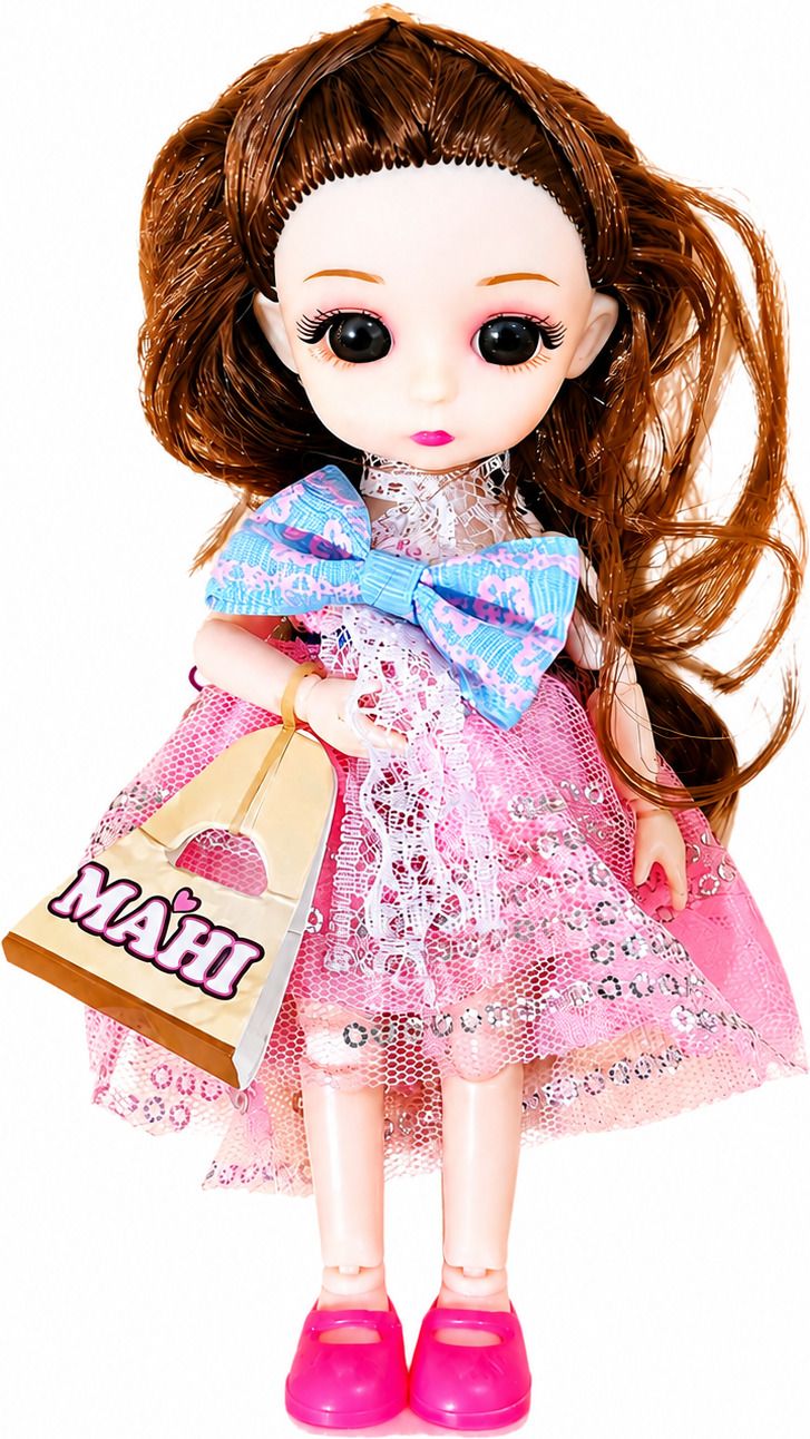 tiny cruzo Fashion Doll for Girls Cute Long Hair Doll with Blinking Eye Baby Girl Doll Gift-picture-15