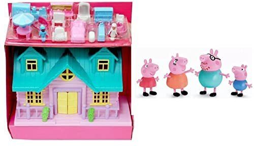 Doll House and Peppa Pig Play Set for Girls
