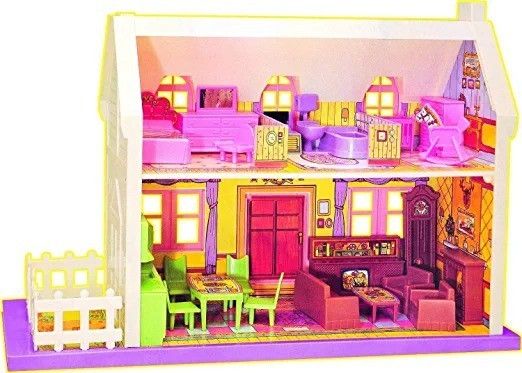 doll house for girls best gift for girl assembled complete furniture (my family)