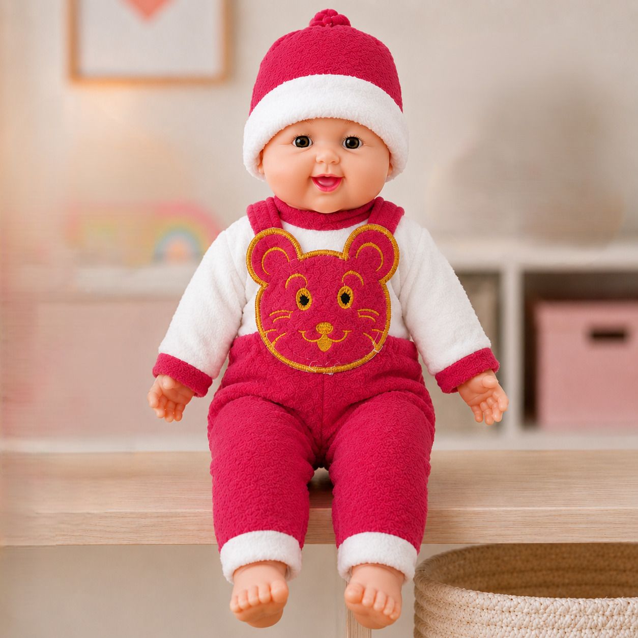 toyify Soft Baby Doll Toys for Kids with Removable Cap for Girls & Boys Ages 3+-picture-17