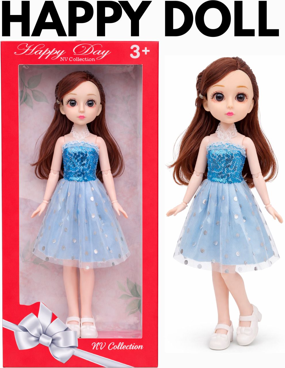 A joyful doll with a sparkling smile.-image-45