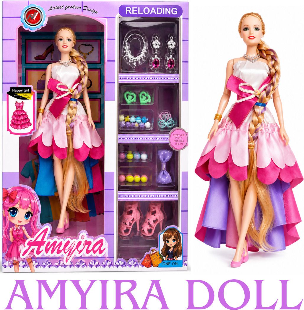 ctc creation Amayira Fashion Doll with Stylish Dress-Up Kit-picture-44
