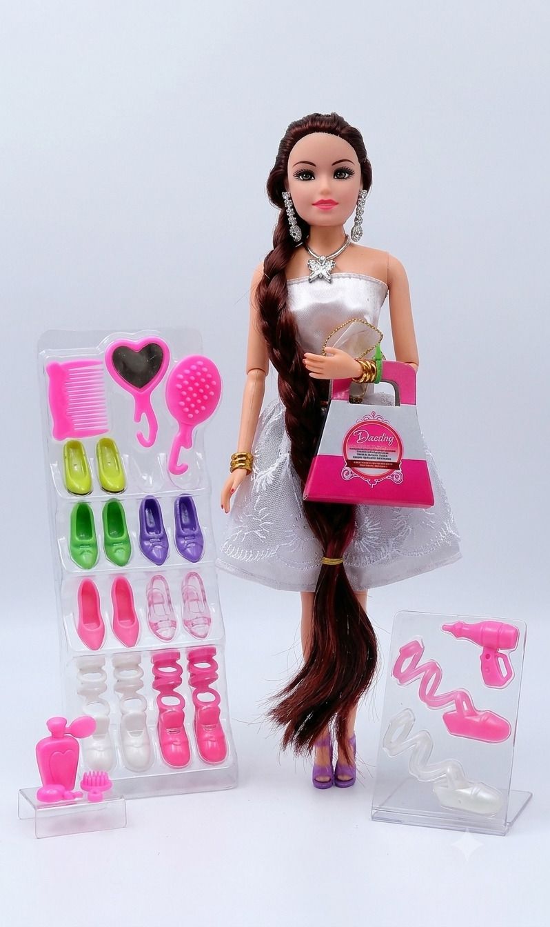 Princess Fashion Doll with 27 Accessories Dress-Up Play Set-image-20