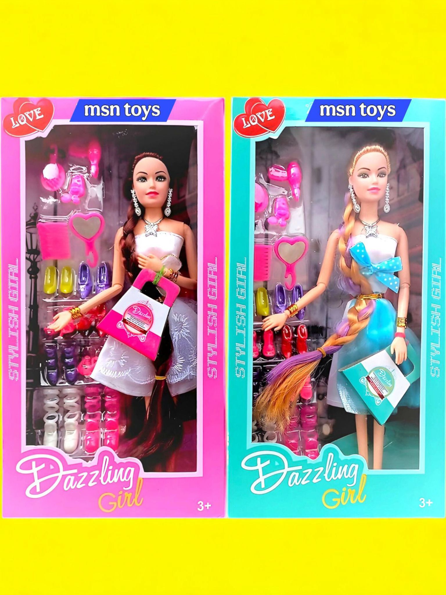 Stylish Long Hair Set Doll and New Angel Doll Set for Kids dp18