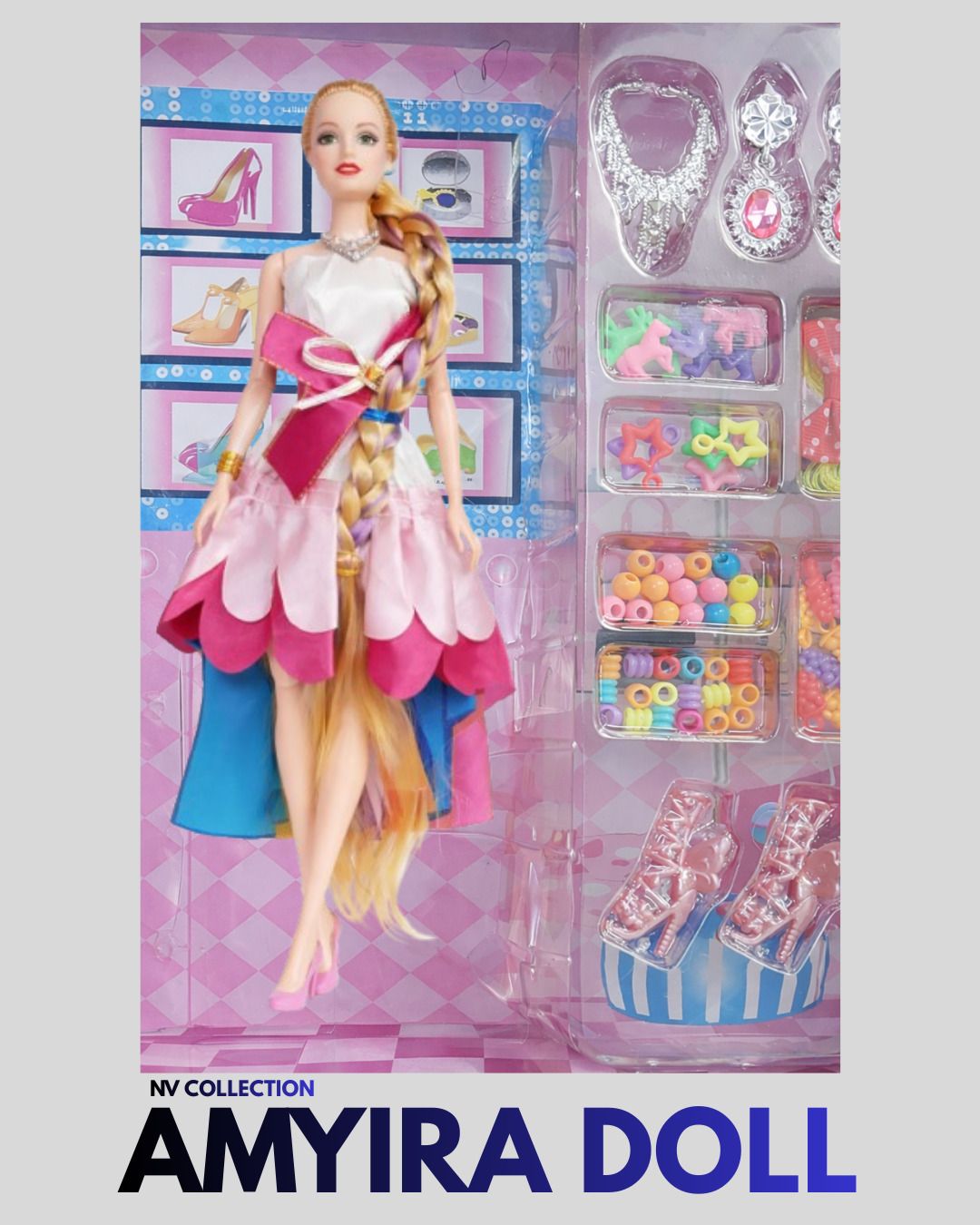nv collection Amayira Baby Doll Toy Bundle with Matching Accessories-picture-24