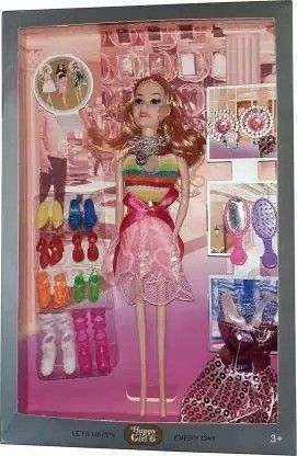 Big Size Fashion Doll With Shoes & Fashion Accessories Kit Play Set For Girls-image-26
